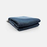 "Zeze Throw Blanket - Cloudy Blue" - Blankets and Throws in blue by Karbon Market