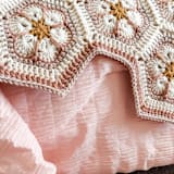 "Floral Crochet Blanket" - Blankets and Throws in multicolorassorted-colors by Two Little Knots