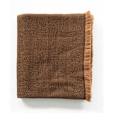 "Hay Merino Throw" - Blankets and Throws in brown by Anjali Purohit