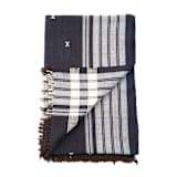 "Indie Throw" - Blankets and Throws in blue by Anjali Purohit