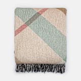 "Holiday Plaid-Soft Brown" - Blankets and Throws in brown by Karbon Market