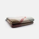 "Holiday Plaid-Soft Brown" - Blankets and Throws in brown by Karbon Market