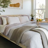 "Alaia Sherpa Throw - Moss" - Blankets and Throws in green by HOUSE NO.23