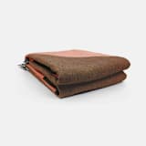 "Zeze Throw Blanket - Copper Multi" - Blankets and Throws in brown by Karbon Market