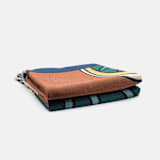 "Wild Mushroom Throw Blanket" - Blankets and Throws in brown by Karbon Market