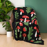 "Forest Throw Blanket" - Blankets and Throws in black by Superstitchous