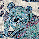 "Koalas Blanket" - Blankets and Throws in multicolorassorted-colors by Olivia Wendel
