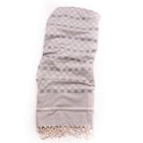 "Logan Towel - Mushroom Gray" - Blankets and Throws in gray by HOUSE NO.23