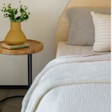 "Alaia Sherpa Throw - Coconut" - Blankets and Throws in natural by HOUSE NO.23
