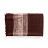 "Resin Merino Dark Maroon Handwoven Plush Blanket / Bedspread" - Blankets and Throws in red by Anjali Purohit