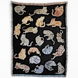 "Night Cats Blanket" - Blankets and Throws in black by Olivia Wendel