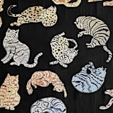 "Night Cats Blanket" - Blankets and Throws in black by Olivia Wendel