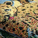 "Blue Cheetahs Blanket" - Blankets and Throws in blue by Olivia Wendel