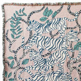 "Lavender Tigers Blanket" - Blankets and Throws in purple by Olivia Wendel