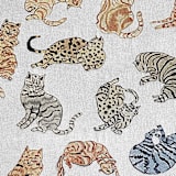 "Chill Cats Blanket" - Blankets and Throws in multicolorassorted-colors by Olivia Wendel