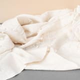 "Chalk Merino Throw" - Blankets and Throws in white by Anjali Purohit
