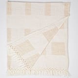 "Sumapaz Large Throw in Nieve Cream" - Blankets and Throws in beige by Tatiana Ordoñez