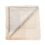 "Butterscotch Throw" - Blankets and Throws in white by Anjali Purohit