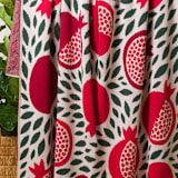 "Pomegranate Throw Blanket" - Blankets and Throws in red by Superstitchous
