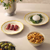 "Giovanna 12 Piece Set with Cereal Bowl" - Dining Bowls in yellow by Maison Madison