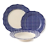 "Beatrix 12 Piece Set with Pasta Bowl V2" - Dining Bowls in blue by Maison Madison