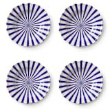 "Mafalda Pasta Bowl Set of 4" - Dining Bowls in blue by Maison Madison
