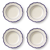 "Jane Pasta Bowl Set of 4" - Dining Bowls in blue by Maison Madison