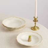 "Colette 9.2'' Pasta Bowl Set of 4" - Dining Bowls in beige by Maison Madison
