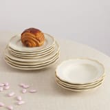 "Colette 12 Piece Set with Pasta Bowl" - Dining Bowls in beige by Maison Madison