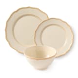 "Colette 12 Piece Set with Cereal Bowl" - Dining Bowls in beige by Maison Madison