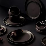 "Tunisian Bowls Set of 4" - Dining Bowls in black by Powered By People