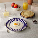 "Riviera 12 Piece Set with Cereal Bowl" - Dining Bowls in blue by Maison Madison