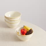 "Colette 6'' Cereal Bowl Set of 4" - Dining Bowls in beige by Maison Madison