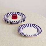 "Mixed 12 Piece Dinnerware Set with Pasta Bowl 1" - Dining Bowls in blue by Maison Madison