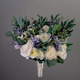 "White Blue Bridal Classic Bouquet" - Bouquets in blue by Bird of Paradise OS