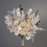 "White Orchid Boho Bridal Bouquet" - Bouquets in white by Bird of Paradise OS