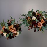 "Burgundy Burnt orange Bridesmaids Bouquet" - Bouquets in orange by Bird of Paradise OS