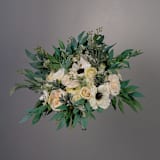 "White Anemone Bridal Bouquet" - Bouquets in white by Bird of Paradise OS