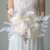 "White Orchid Bridesmaids Bouquet" - Bouquets in white by Bird of Paradise OS