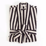 "Turkish Zebra Bath Robe - Extra Large" - Bath Robes in black by Powered By People