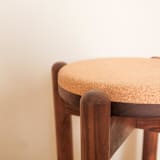 "Walnut Cork Stool" - Bar Stools in brown by Koppa Wood
