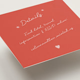 "The Bird Song" - Mini Enclosure Cards in Peach by Helena Vitto - Detail
