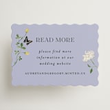 "Wild meadow" - Mini Enclosure Cards in Elder Flower by Sarah Knight - Front