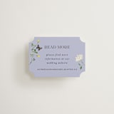 "Wild Meadow" - Mini Enclosure Cards in Elder Flower by Sarah Knight - Front