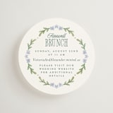 "Vintage Sketched" - Mini Enclosure Cards in Wisteria by Jenna Holcomb - Front