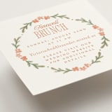 "Vintage Sketched" - Mini Enclosure Cards in Persimmon by Jenna Holcomb - Detail