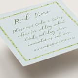 "Alento" - Mini Enclosure Cards in Celeste by Pati Cascino - Detail