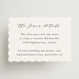 "Classy Type" - Mini Enclosure Cards in Lily by Hooray Creative - Front