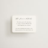 "Classy Type" - Mini Enclosure Cards in Lily by Hooray Creative - Front