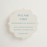 "Mediterraneo" - Mini Enclosure Cards in Ocean by Pati Cascino - Front